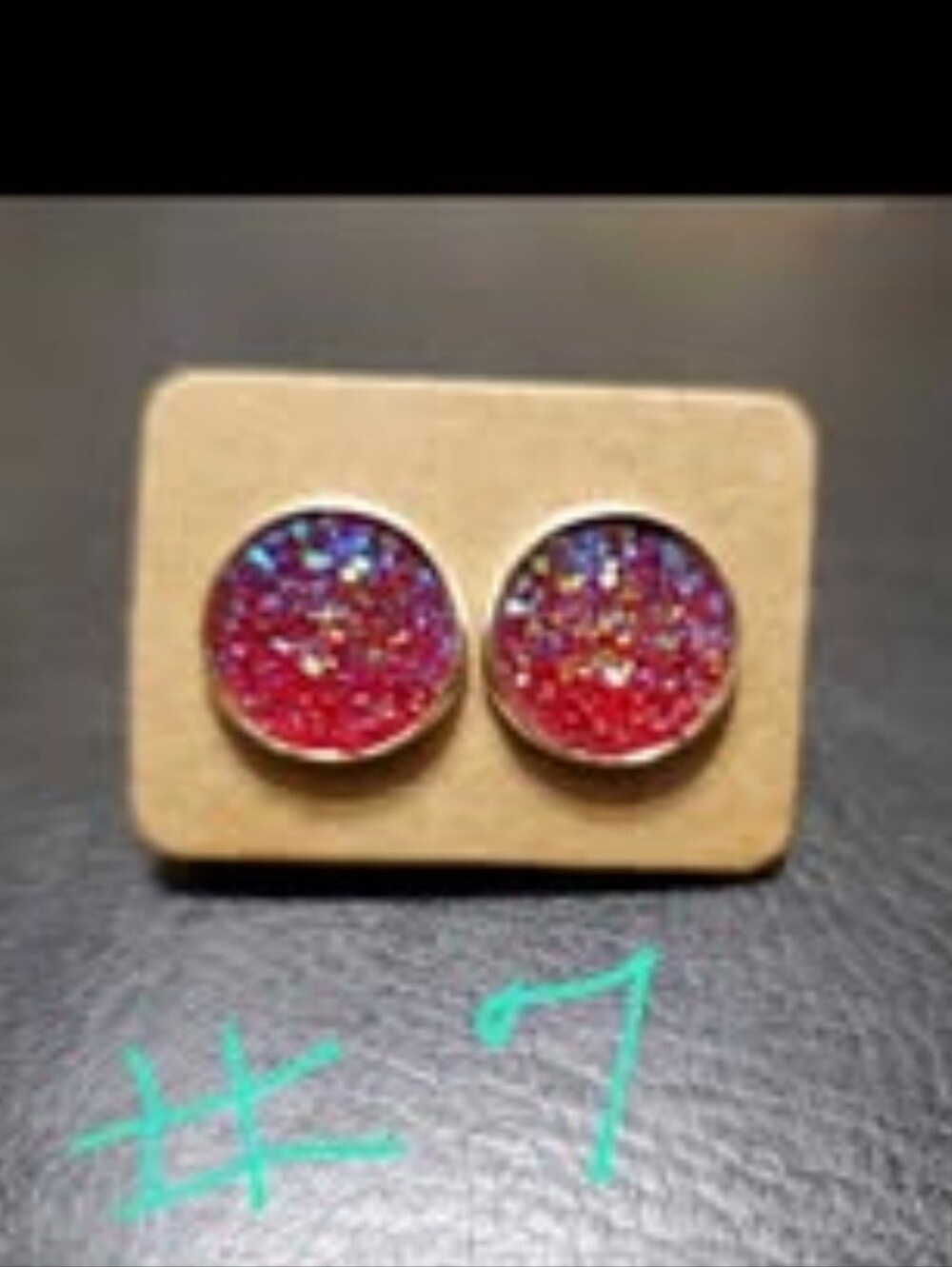Women's Druzy Earrings - Picture 13 of 14